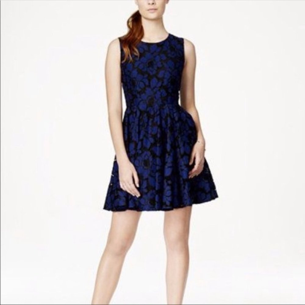 Maison Jules fit and flare lace dress